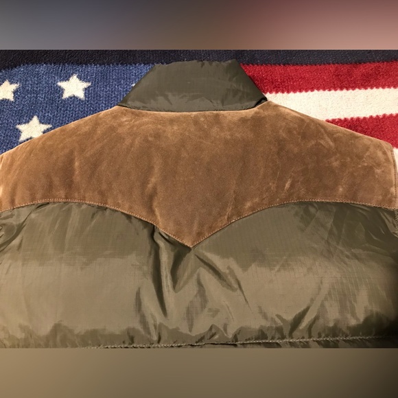 Vintage Ralph Lauren Polo DENIM & And SUPPLY CAMO DOWN REVERSIBLE VEST XL Rlpc 1 - Picture 8 of 16